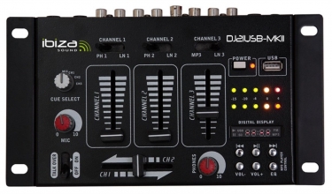 Mixer 4 Canali 7 Input USB  DJ21USB-MKII - Distributore di Segnale & Amplificatore - Audio Video